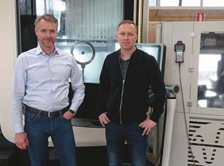 Acquisition of Ny Stenderup Maskinfabrik in 2018. Flemming Graversgaard and Torben Pryds