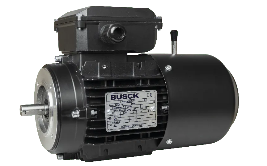 Busck AC-bremsemotor T2AB71B-6, 0.25kW, 910RPM, 230/400V, 50Hz, aluminium